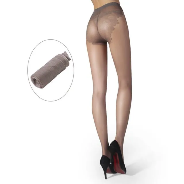 Women Ultrathin Slim New Arrive spring autumn sexy bikini butterfly cored pantyhose women black Elasticity sexy tights