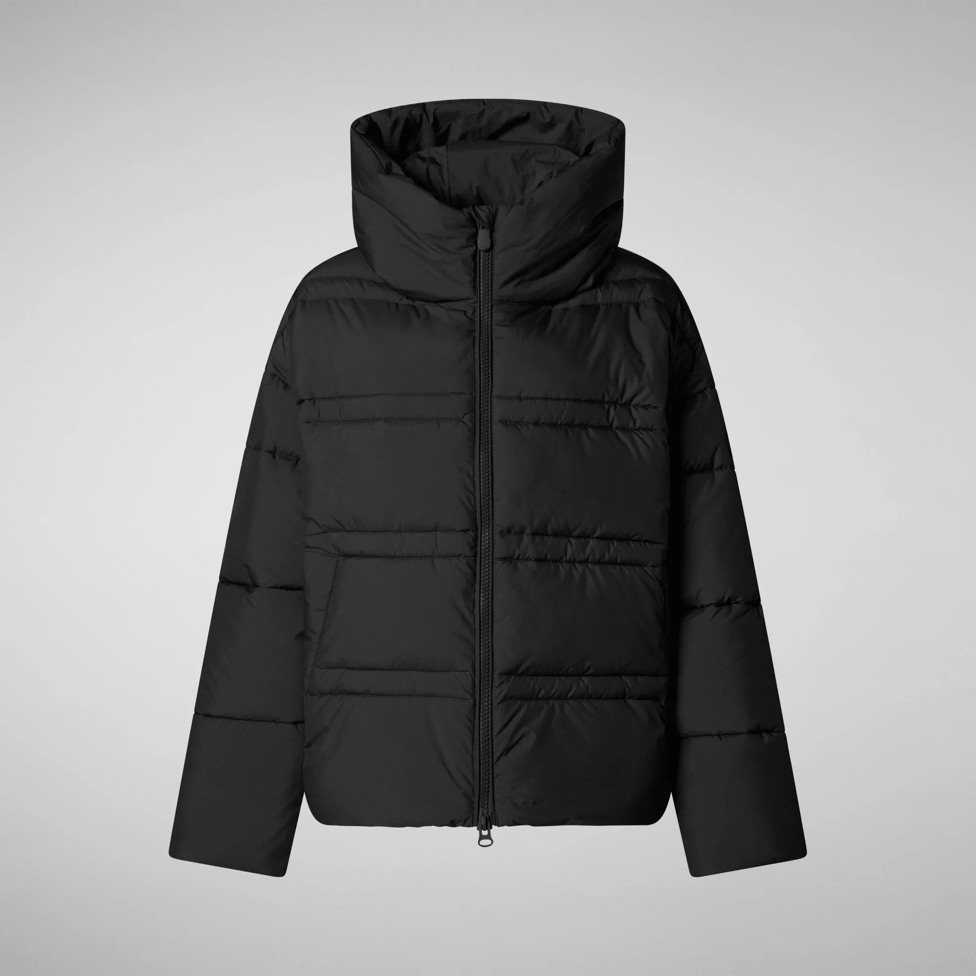 Women's animal free puffer jacket keri in black