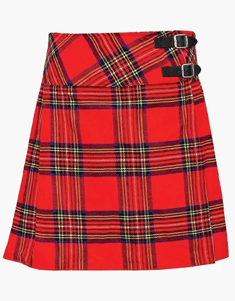 Women's Short Tartan Kilt by Royal Stewart