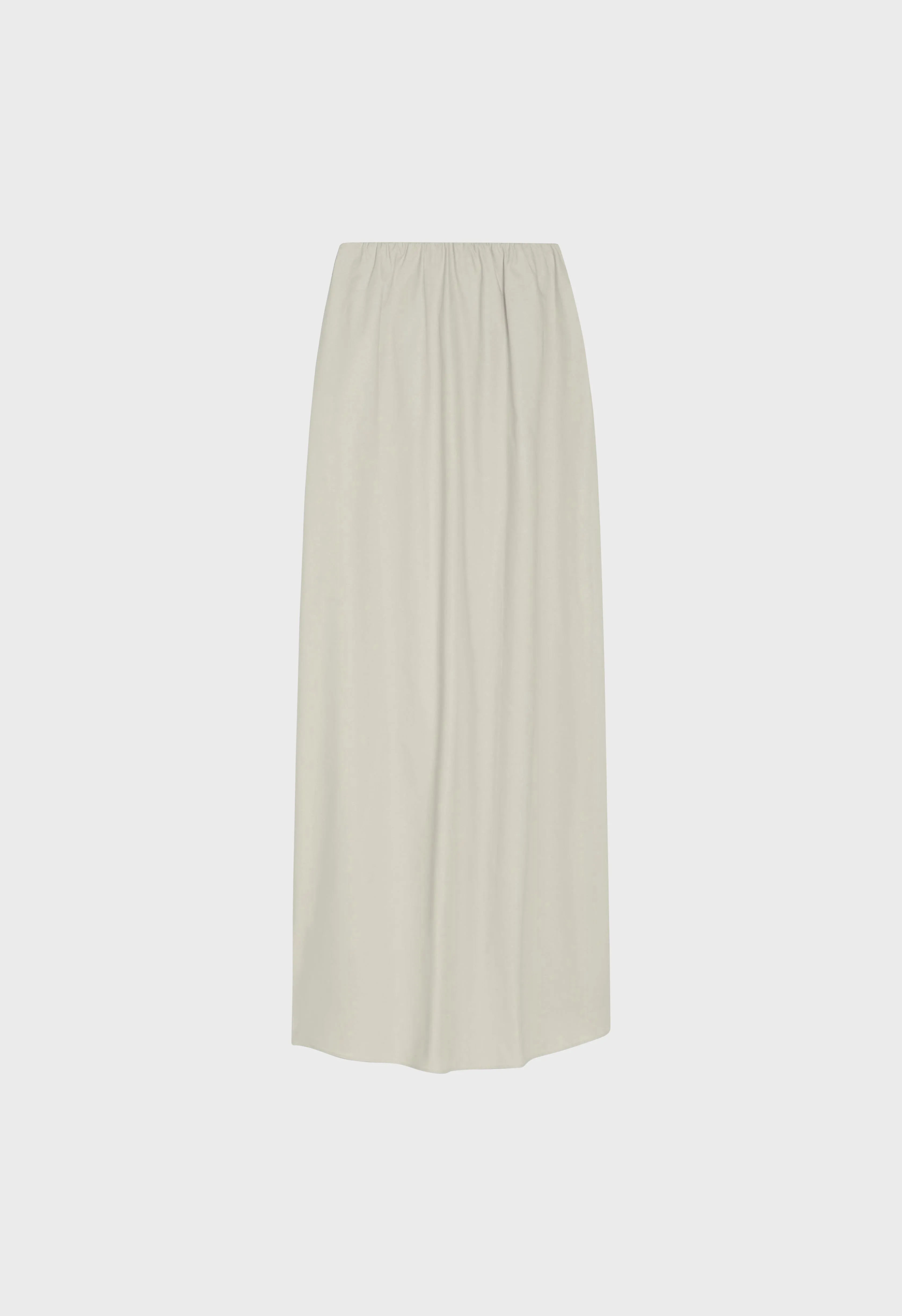 Woven Cotton Skirt | Light Moss