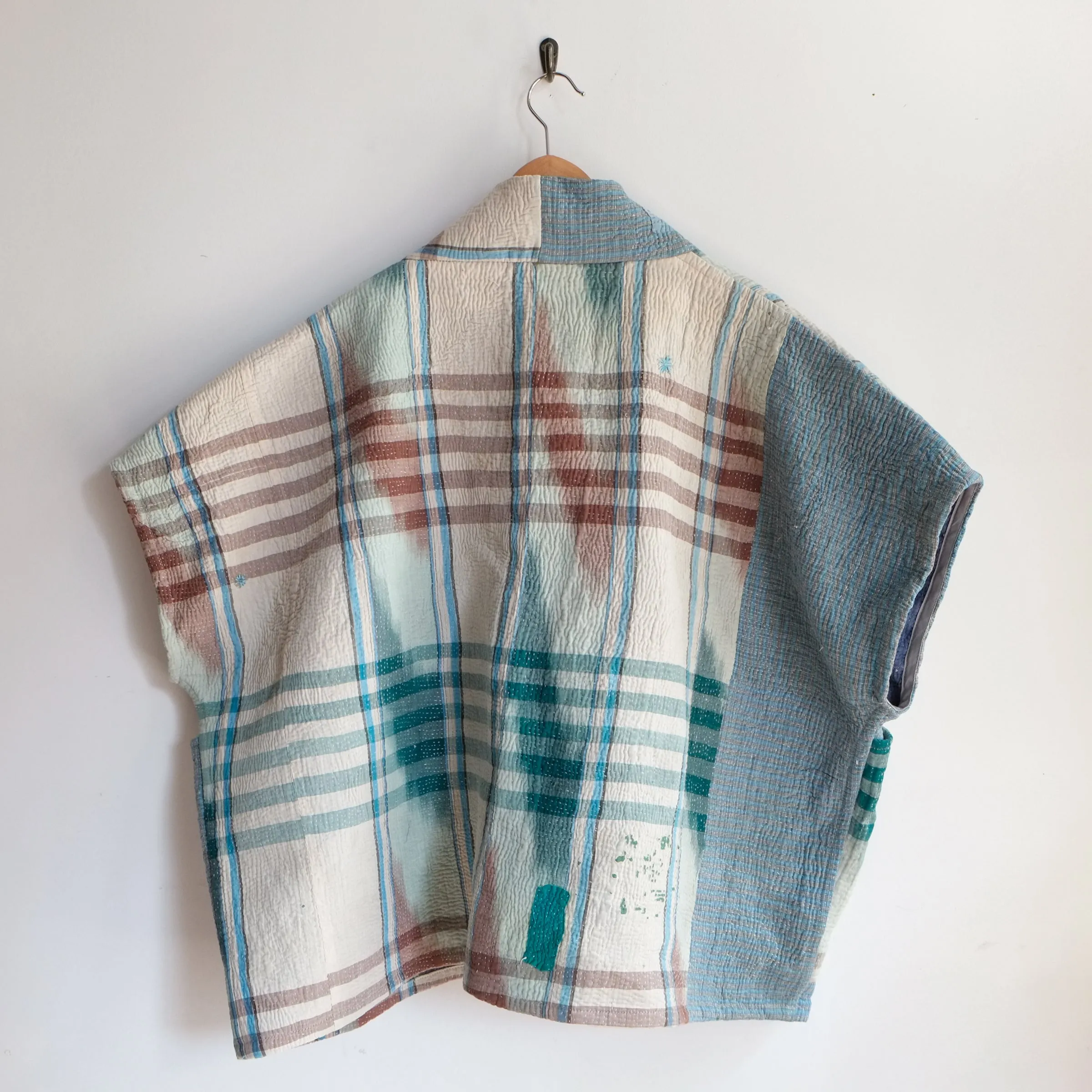 XXL Blue, Green, Brown Plaid Anoushka Jacket SS057