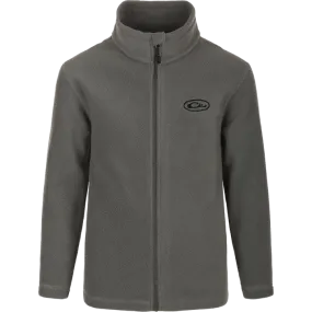 Youth Camp Fleece Full Zip- Castlerock Grey