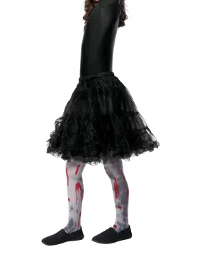 Zombie Dirt Tights, Child, Grey